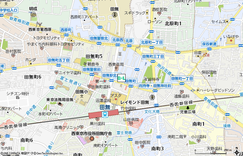 株）中村コ－ポレ－ション付近の地図
